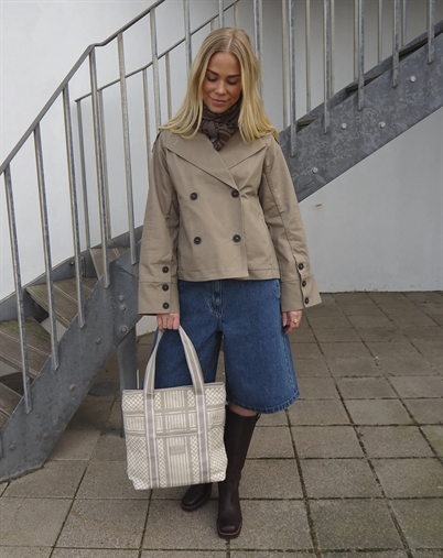 Leveté Room - Katinka 1 Trenchcoat - Greige